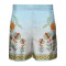 Pantaloni scurti Casablanca, Floral-print silk