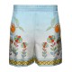 Pantaloni scurti Casablanca, Floral-print silk - MS24tr01216SILK