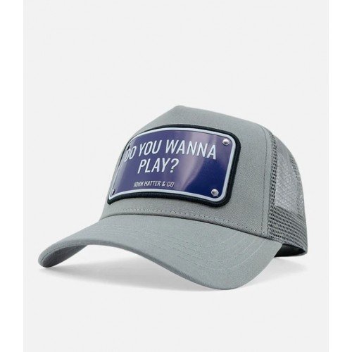 Sapca JOHN HATTER & CO, Do You Wanna Play, Gri