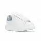 Sneakers ALEXANDER MCQUEEN, Insertie bleu deschis, Alb - 553770WHGP79048
