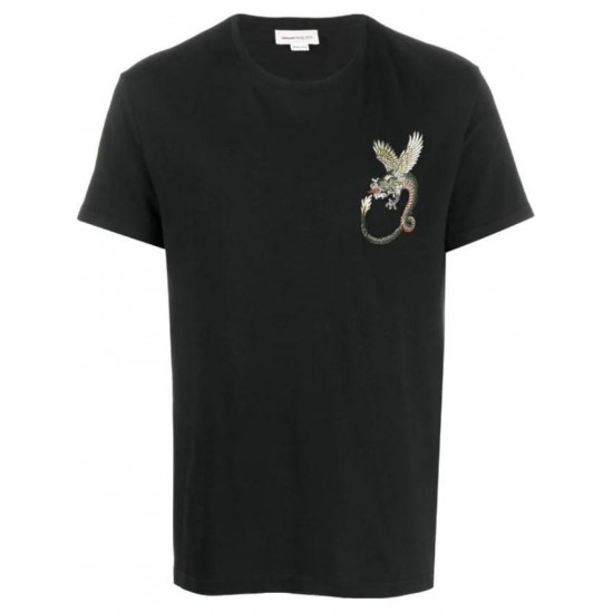 TRICOU ALEXANDER MCQUEEN SS20 TRICOU ALEXANDER MCQUEEN SS20 - 609582QOX0400 - TRICOURI BARBATI