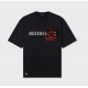 Tricou Redhouse, SNAKE BLACK TEE, Oversized - RHTS178