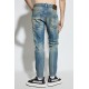 JEANS DSQUARED2, Medium Sandy Wash, Skater Fit, Bleu - S71LB1656S30872470