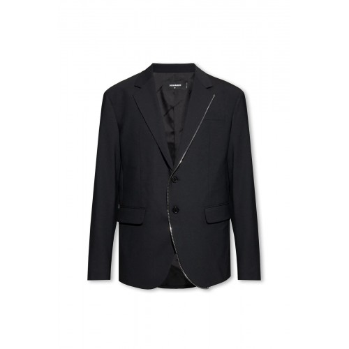 Sacou DSQUARED2, Insertie Fermoar, Black Sacou DSQUARED2, Insertie Fermoar, Black