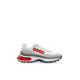 Sneakers DSQUARED2, Bubble Design, Red Details, White - SNM043823807426M1747 Sneakers DSQUARED2, Bubble Design, Red Details, White - SNM043823807426M1747