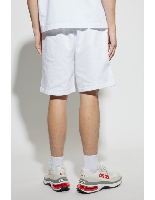 Sneakers DSQUARED2, Bubble Design, Red Details, White - SNM043823807426M1747 Sneakers DSQUARED2, Bubble Design, Red Details, White - SNM043823807426M1747
