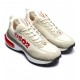 Sneakers DSQUARED2, Bubble Design, Red Details, White - SNM043823807426M1747 Sneakers DSQUARED2, Bubble Design, Red Details, White - SNM043823807426M1747