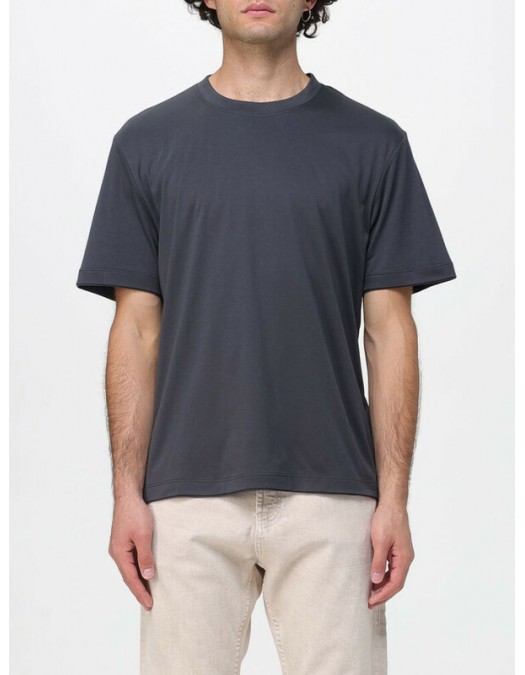 Tricou ELEVENTY, short-sleeved crew-neck T-shirt, dark grey - X75TSHK19TES0K03522