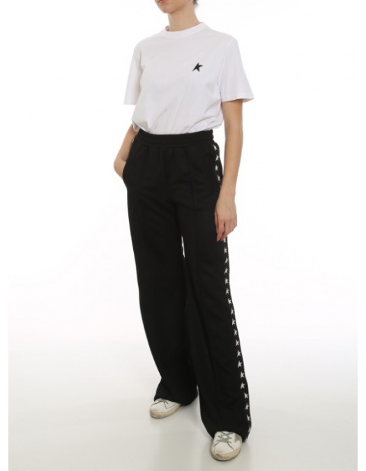 Pantaloni Golden Goose, Dorotea Star Track, Black - GWP00877P00052180203