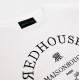 Tricou REDHOUSE, ЯH CHAMPS ELYSEES WHITE TEE, Oversized Fit - RHTS193