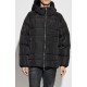 Geaca Dsquared2, Gluga Oversized, Fermoare argintii, Negru - S71AN0643S53817900