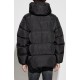 Geaca Dsquared2, Gluga Oversized, Fermoare argintii, Negru - S71AN0643S53817900