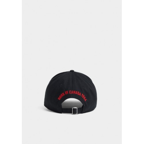 Sapca DSQUARED2,  Slogan Baseball Cap,black