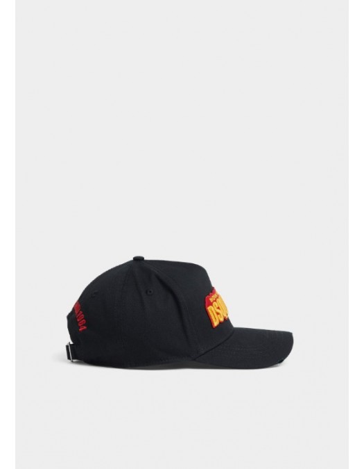 Sapca DSQUARED2,  Slogan Baseball Cap,black - BCM090105C000012124UNI