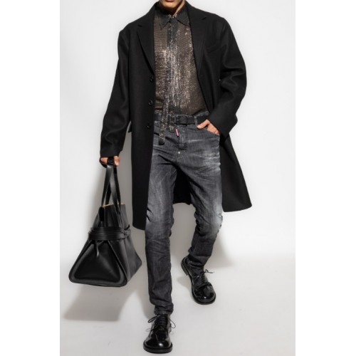 JEANS DSQUARED2, Used Effect, Cool Guy FIt, Negru