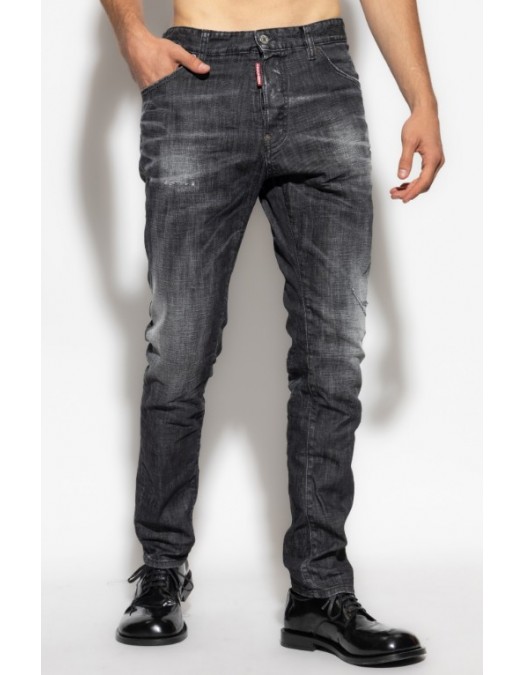 JEANS DSQUARED2, Used Effect, Cool Guy FIt, Negru - S74LB1724S30357900