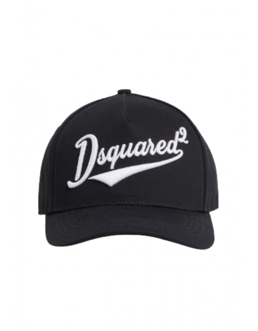 Sapca DSQUARED2, Logo Embroidered Baseball Cap Black - BCM088105C000012124UNI