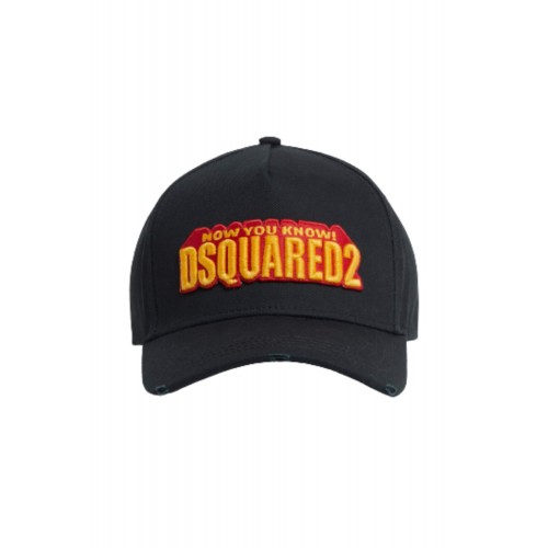 Sapca DSQUARED2,  Slogan Baseball Cap,black