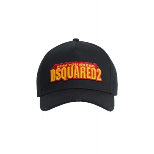 Sapca DSQUARED2,  Slogan Baseball Cap,black