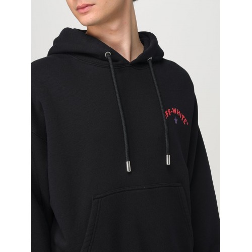 Hanorac OFF WHITE, Star Arrow Graphic, Black Hanorac OFF WHITE, Star Arrow Graphic, Black
