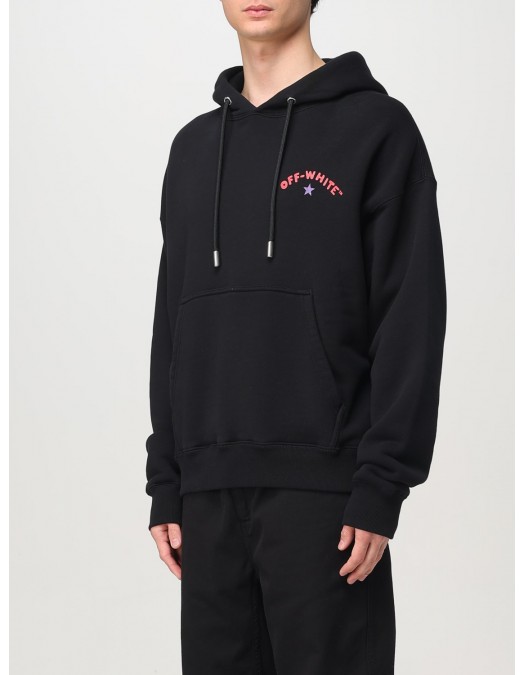 Hanorac OFF WHITE, Star Arrow Graphic, Black - OMBB085S25FLE00D1001 Hanorac OFF WHITE, Star Arrow Graphic, Black - OMBB085S25FLE00D1001