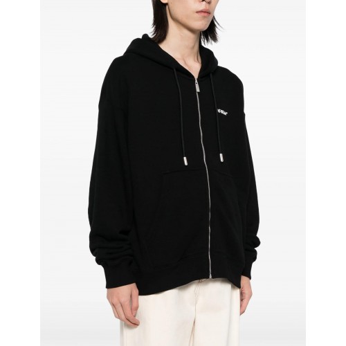 Hanorac OFF WHITE, Arrow Print, Black Hanorac OFF WHITE, Arrow Print, Black