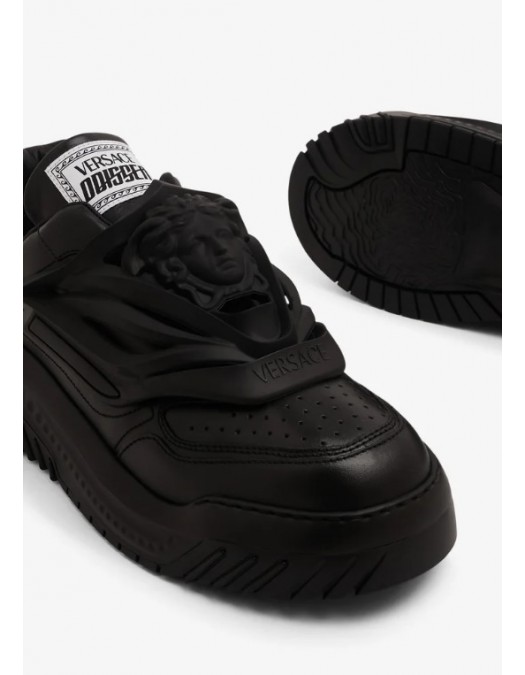 Sneakers VERSACE, Odissea low-top sneakers,Black - 10206361A148851B000