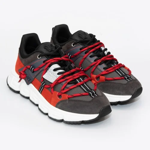 Sneakers VERSACE, Trigreca Rosu/Negru