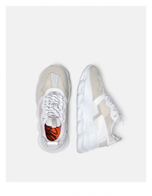 Sneakers Versace, Chain Reaction V2 White - 10215761A14886IT1W000