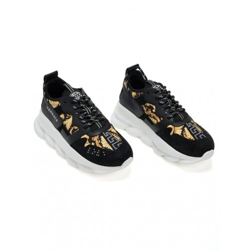 Sneakers Versace Chain Reaction V2 Black Barocco Sneakers Versace Chain Reaction V2 Black Barocco