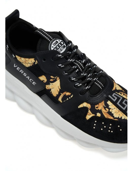 Sneakers Versace Chain Reaction V2 Black Barocco - 10215751A15953IT12B130