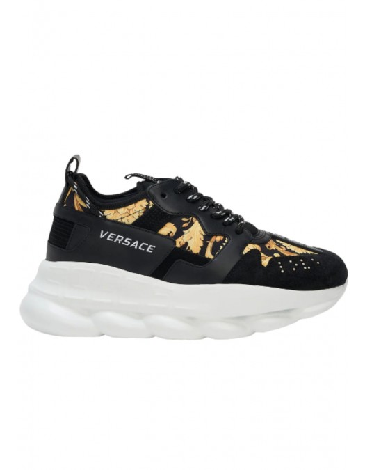 Sneakers Versace Chain Reaction V2 Black Barocco - 10215751A15953IT12B130