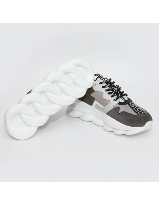 Sneakers VERSACE,CHAIN REACTION V2,  10215751A16192IT6EA60 - 10215751A16192IT6EA60