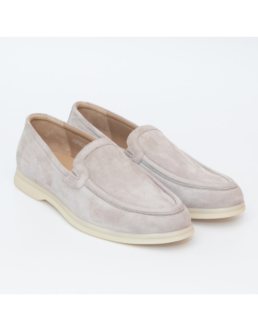 Laofers FRANCESCHETTI,CAMOSCIO Beige - 107800726560118