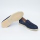 Laofers FRANCESCHETTI,CAMOSCIO ,Bleumarin - 107800726560501