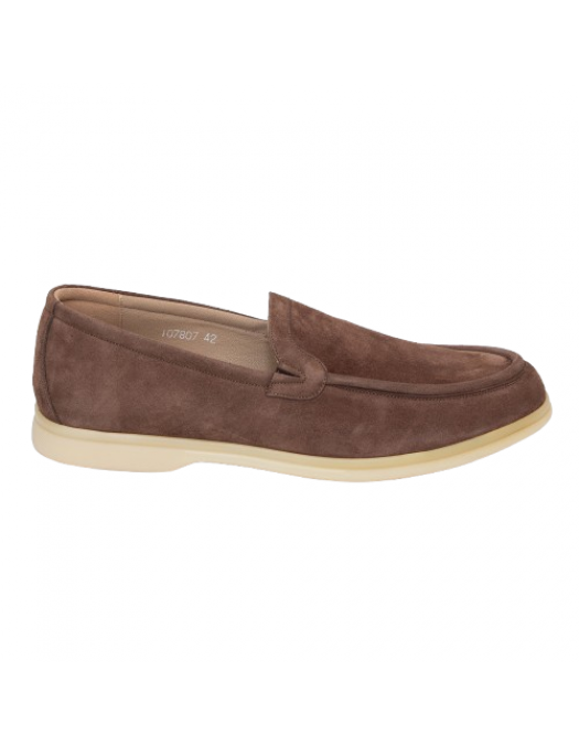 Laofers FRANCESCHETTI,CAMOSCIO ,Brown - 107800726560810