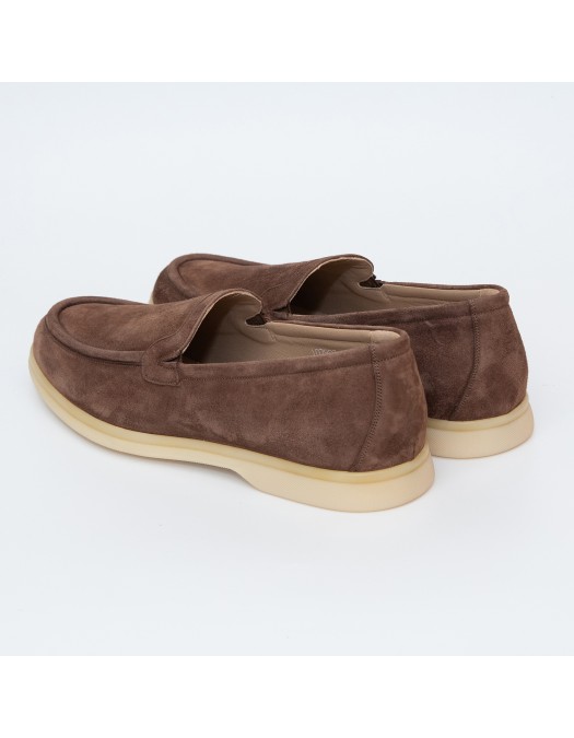 Laofers FRANCESCHETTI,CAMOSCIO ,Brown - 107800726560810
