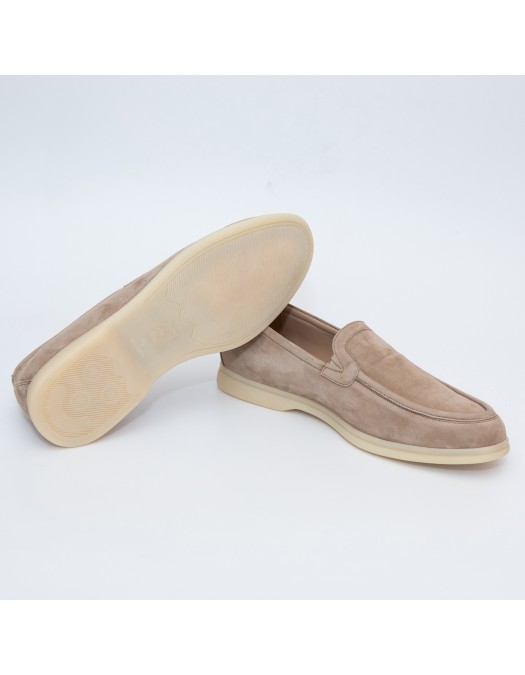Laofers FRANCESCHETTI,CAMOSCIO Crem - 107800726560829