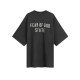 Tricou FEAR OF GOD, Logo Insert, Long Oversized, Black - 125BT242000FBLACK Tricou FEAR OF GOD, Logo Insert, Long Oversized, Black - 125BT242000FBLACK