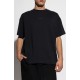 Tricou FEAR OF GOD,Essentials BLACK T-shirt with logo patch - 125SP254280FJETBLACK
