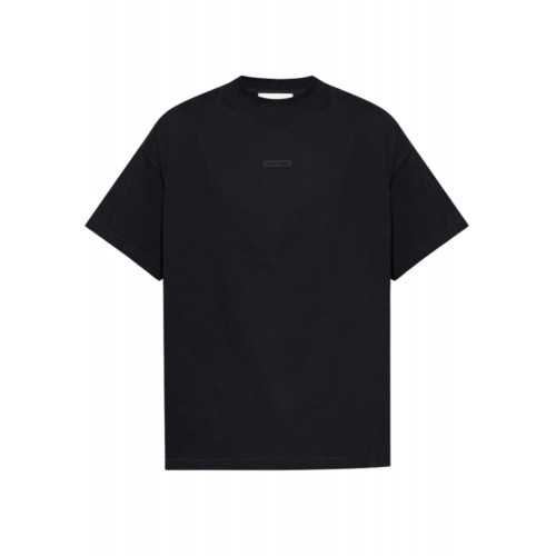 Tricou FEAR OF GOD,Essentials BLACK T-shirt with logo patch Tricou FEAR OF GOD,Essentials BLACK T-shirt with logo patch