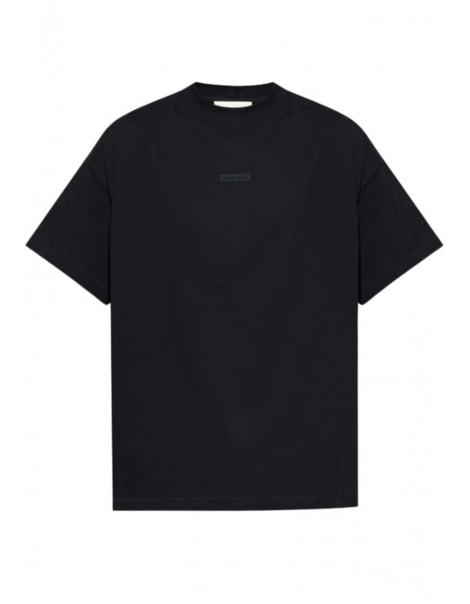 Tricou FEAR OF GOD,Essentials BLACK T-shirt with logo patch - 125SP254280FJETBLACK