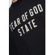 Tricou FEAR OF GOD,Essentials BLACK T-shirt with printed logo - 125SP254470FJETBLACK