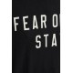 Tricou FEAR OF GOD,Essentials BLACK T-shirt with printed logo - 125SP257160FWJETBLACK