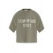 Tricou FEAR OF GOD,  Essentials GREEN T-shirt with printed logo