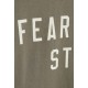 Tricou FEAR OF GOD,  Essentials GREEN T-shirt with printed logo - 125SP257167FWMOSS