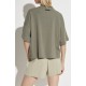 Tricou FEAR OF GOD,  Essentials GREEN T-shirt with printed logo - 125SP257167FWMOSS