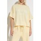Tricou FEAR OF GOD, Essentials YELLOW T-shirt with printed logo - 125SP257168FWGARDENYELLOW