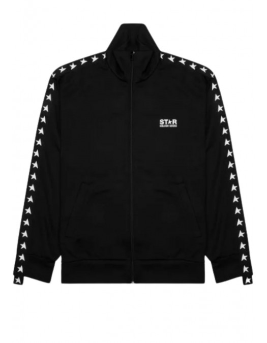 Jacheta Golden Goose, White Star Print, Black - GMP00875P00052080203 Jacheta Golden Goose, White Star Print, Black - GMP00875P00052080203