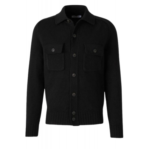 Cardigan GRAN SASSO,  wool Black Cardigan GRAN SASSO,  wool Black